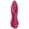 Satisfyer Rotator Plug 2 - akkus, gyöngyös anál vibrátor (piros)