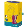Satisfyer Rotator Plug 2 - akkus, gyöngyös anál vibrátor (piros)