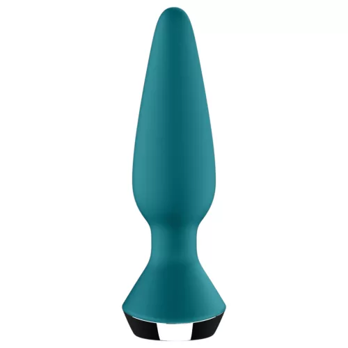 Satisfyer Plug-ilicious 1 - okos anál vibrátor (zöld)