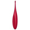 / Satisfyer Twirling Fun - akkus, vízálló csikló vibrátor (piros)