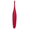 / Satisfyer Twirling Fun - akkus, vízálló csikló vibrátor (piros)