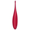 / Satisfyer Twirling Fun - akkus, vízálló csikló vibrátor (piros)