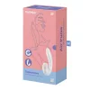 Satisfyer Supernova - akkus, léghullámos 2in1 vibrátor (fehér)