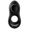 Satisfyer Legendary Duo - akkus, vibrációs péniszgyűrű (fekete)