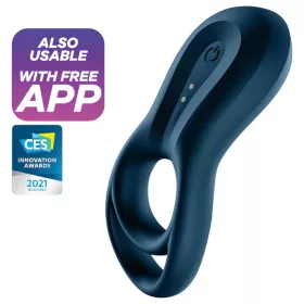   Satisfyer Epic Duo - okos vibrációs péniszgyűrű (fekete)