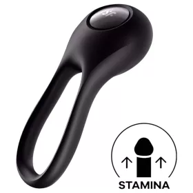   Satisfyer Majestic Duo - akkus, vízálló péniszgyűrű (fekete)