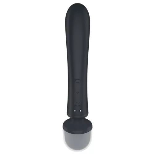 Satisfyer Triple Lover - G-pont és masszírozó vibrátor (ezüst)