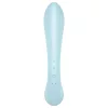 Satisfyer Triple Oh - akkus, csiklókaros vibrátor (kék)