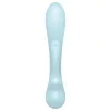 Satisfyer Triple Oh - akkus, csiklókaros vibrátor (kék)