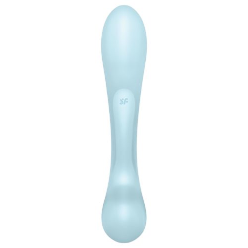 Satisfyer Triple Oh - akkus, csiklókaros vibrátor (kék)