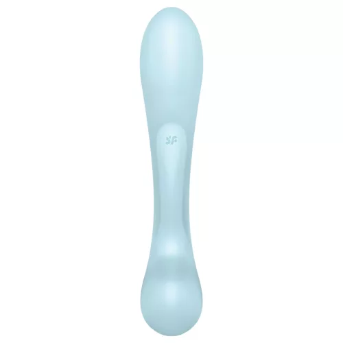 Satisfyer Triple Oh - akkus, csiklókaros vibrátor (kék)