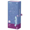 Satisfyer Triple Oh - akkus, csiklókaros vibrátor (kék)