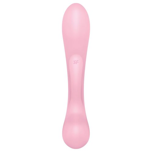Satisfyer Triple Oh - akkus, csiklókaros vibrátor (pink)