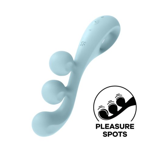 Satisfyer Tri Ball 2 - multifunkciós vibrátor (menta)