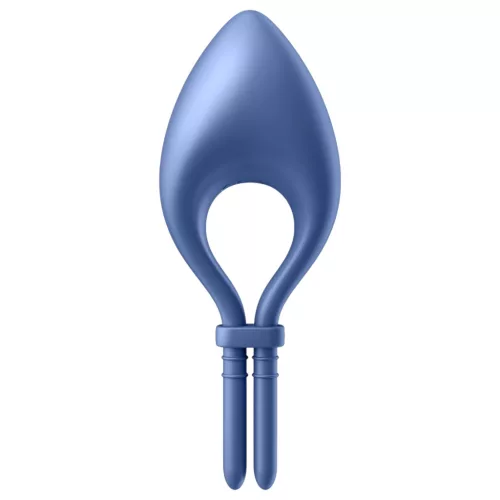 Satisfyer Bullseye - okos vibrációs péniszgyűrű (kék)