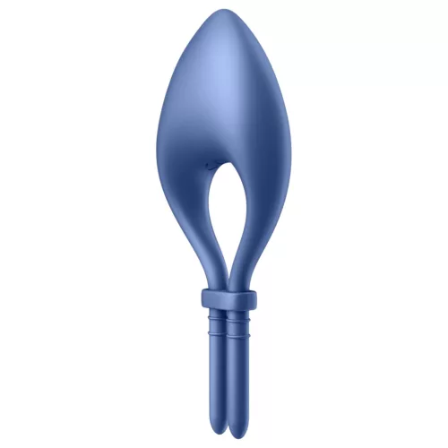 Satisfyer Bullseye - okos vibrációs péniszgyűrű (kék)