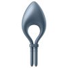 Satisfyer Bullseye - okos vibrációs péniszgyűrű (szürke)