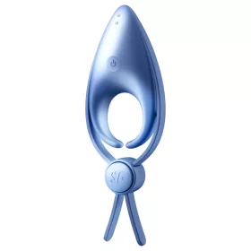 Satisfyer Sniper - akkus, vibrációs péniszgyűrű (kék)