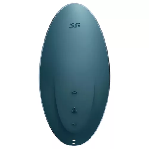 Satisfyer Vulva Lover 1 - akkus léghullámos csikló vibrátor (kék)