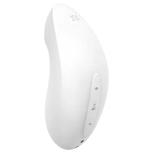 Satisfyer Vulva Lover 2 - léghullámos csikló vibrátor (fehér)