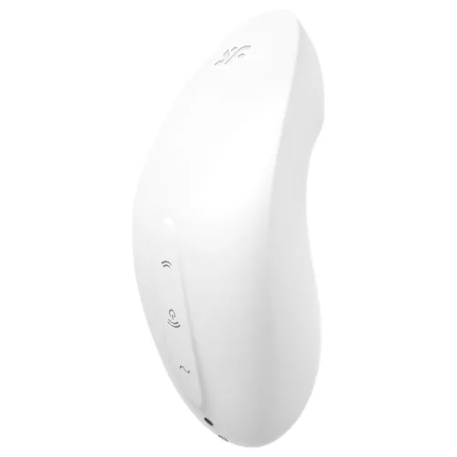 Satisfyer Vulva Lover 2 - léghullámos csikló vibrátor (fehér)