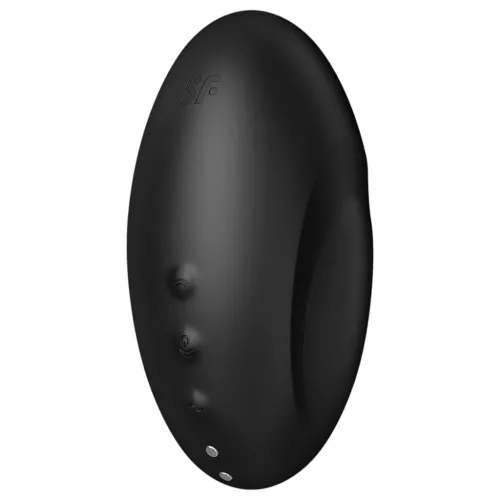 Satisfyer Vulva Lover 3 - léghullámos csiklóizgató (fekete)