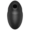 Satisfyer Vulva Lover 3 - léghullámos csiklóizgató (fekete)