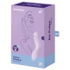 Satisfyer Curvy Trinity 2 - léghullámos 2in1 vibrátor (lila)