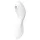 Satisfyer Curvy Trinity 5+ - okos 2in1 vibrátor (fehér)