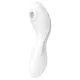 Satisfyer Curvy Trinity 5+ - okos 2in1 vibrátor (fehér)