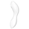 Satisfyer Curvy Trinity 5+ - okos 2in1 vibrátor (fehér)