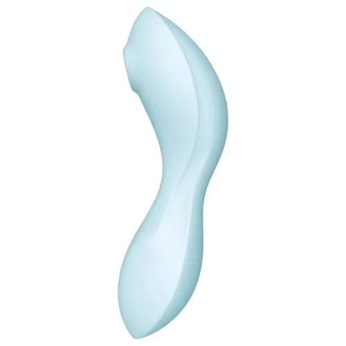 Satisfyer Curvy Trinity 5+ - okos 2in1 vibrátor (kék)