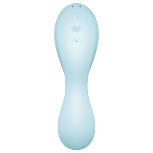 Satisfyer Curvy Trinity 5+ - okos 2in1 vibrátor (kék)