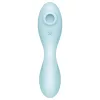 Satisfyer Curvy Trinity 5+ - okos 2in1 vibrátor (kék)