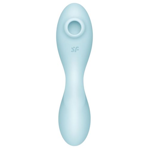 Satisfyer Curvy Trinity 5+ - okos 2in1 vibrátor (kék)