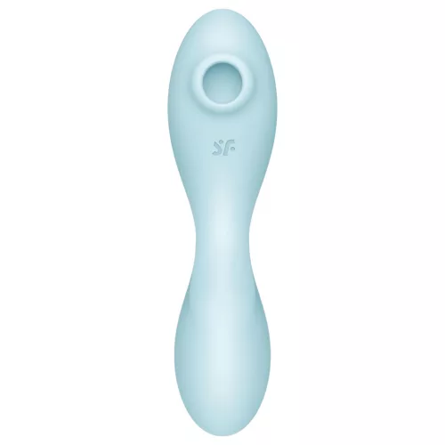 Satisfyer Curvy Trinity 5+ - okos 2in1 vibrátor (kék)