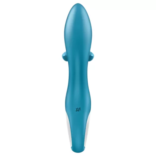Satisfyer Embrace Me - akkus, csiklókaros vibrátor (türkiz)