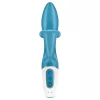 Satisfyer Embrace Me - akkus, csiklókaros vibrátor (türkiz)