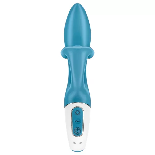 Satisfyer Embrace Me - akkus, csiklókaros vibrátor (türkiz)