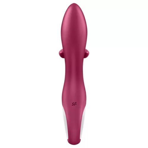 Satisfyer Embrace Me - akkus, csiklókaros vibrátor (piros)