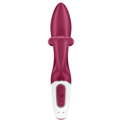 Satisfyer Embrace Me - akkus, csiklókaros vibrátor (piros)