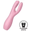 Satisfyer Threesome 3 - akkus csikló vibrátor (pink)