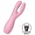 Satisfyer Threesome 3 - akkus csikló vibrátor (pink)