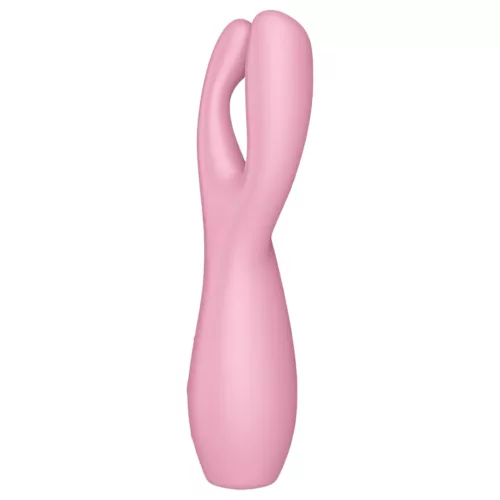 Satisfyer Threesome 3 - akkus csikló vibrátor (pink)