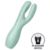 Satisfyer Threesome 3 - akkus csikló vibrátor (menta)