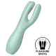 Satisfyer Threesome 3 - akkus csikló vibrátor (menta)