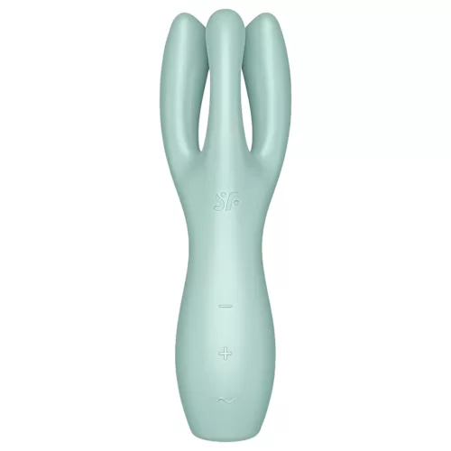 Satisfyer Threesome 3 - akkus csikló vibrátor (menta)
