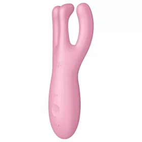 Satisfyer Threesome 4 - okos csikló vibrátor (pink)