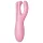 Satisfyer Threesome 4 - okos csikló vibrátor (pink)