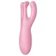 Satisfyer Threesome 4 - okos csikló vibrátor (pink)